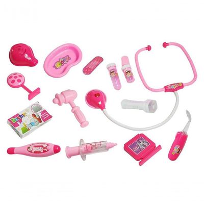 Maleta Médica Doutor Dm Com 14 Peças - Dm Toys