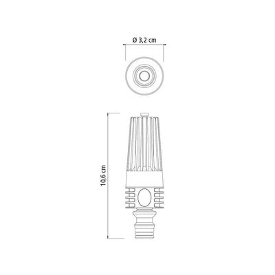 Kit 12 Esguicho Engate Rapido Plastico Tramontina