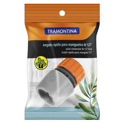 Kit 12 Engate Rapido Tramontina Plastico Mangueiras 1-2"