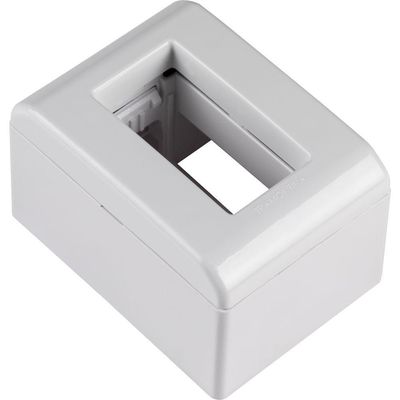 Kit 9 Caixa De Sobrepor 1 Posto Tramontina Lizflex Branca