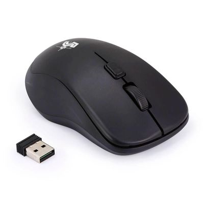 Teclado com Mouse sem Fio Office 5+ Preto