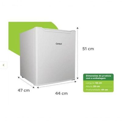 Frigobar Compacto Cycle Defrost CRC04ABANA 47L Branco Consul 220V
