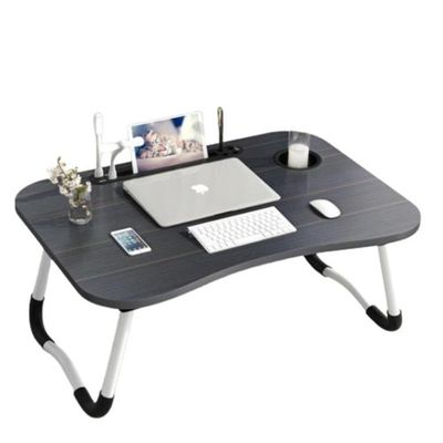 Mesa Suporte Dobrável De Notebook Sofá Usb Articulada Preta