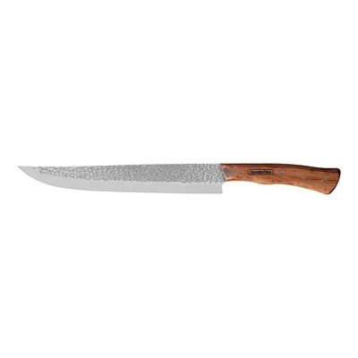 Faca Butcher Tramontina Nômade Com Lâmina Em Aço Inox E Cabo De Madeira 10 Polegada