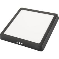 Plafon Fita Led Tramontina Quadrado De Sobrepor Preto 18 W 4000 K 1250 Lm Luz Neutra
