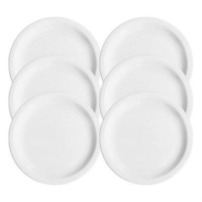 Kit 24 Pratos Raso De Mesa Jantar Ceramica Porcelart 2 Linha