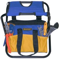 Bolsa Ferramentas Brasfort 7 Bolsos Com Ziper E Banqueta
