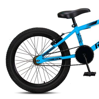 Bicicleta BMX Cross Aro 20 RV-X Aro Aero Freio V-Brake Ravok Azul