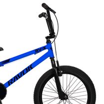 Bicicleta BMX Cross Aro 20 RV-X Aro Aero Freio V-Brake Ravok Azul Escuro