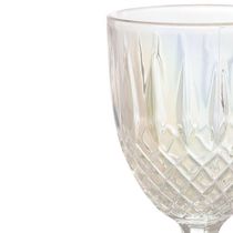 Taça Vidro água Greek Rainbow Bon Gourmet Fruta Cor 345ml
