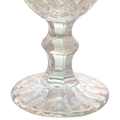 Taça Vidro água Greek Rainbow Bon Gourmet Fruta Cor 345ml