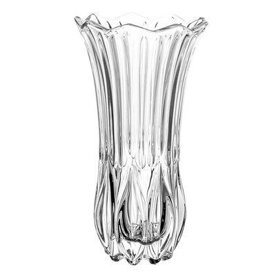 Vaso De Vidro Transparente Tulipa Para Flores Arranjos Plantas 10x19cm Wolff