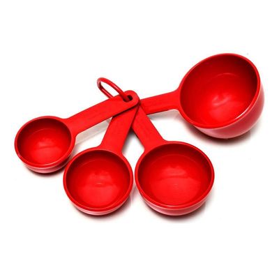 Conjunto 4 Xícaras Medidoras Cozinha Vermelha Kitchenaid
