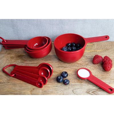 Conjunto 4 Xícaras Medidoras Cozinha Vermelha Kitchenaid