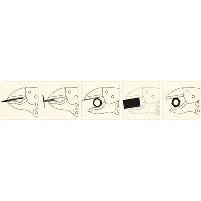 Alicate De Pressão 10" Tramontina Com Mordente Triangular