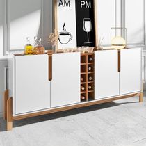 Buffet Aparador Lizz 190cm 4 Portas Com Adega Branco-cedro - Casa D Branco-cedro