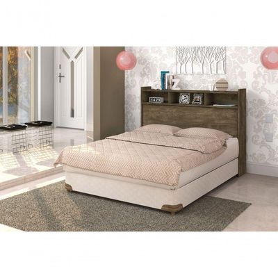 Cabeceira Casal Melissa Box Castanho