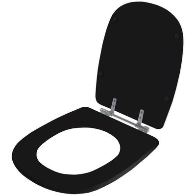 Tampa De Vaso Acrilico Sabatini Preto Para Bacia Icasa 6lpf