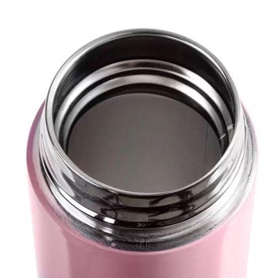 Garrafa Térmica Inox Portatil 500ml Tampa Sensor Temperatura Cor:rosa;tamanho:500ml;gênero:unissex