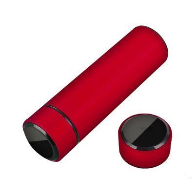Garrafa Térmica Inox 500ml Quente Frio Tampa Vermelho Nº9