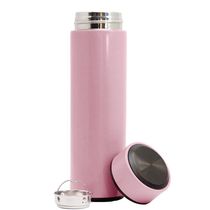 Garrafa Térmica Inox 500ml Quente Frio Tampa Rosa Nº13
