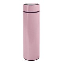 Garrafa Térmica Inox 500ml Quente Frio Tampa Rosa Nº19