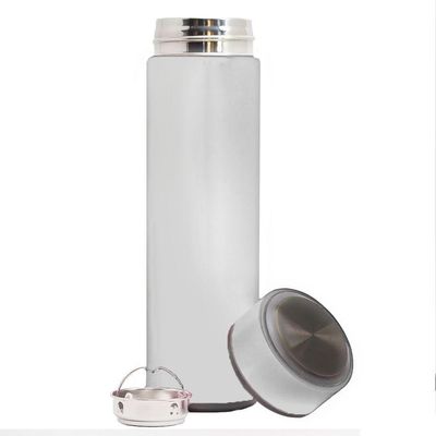 Garrafa Térmica Inox 500ml Quente Frio Tampa Branco Nº14