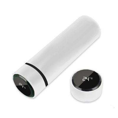 Garrafa Térmica Inox 500ml Quente Frio Tampa Branco Nº10