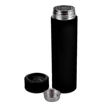 Garrafa Térmica Inox 500ml Quente Frio Tampa Preto Nº6