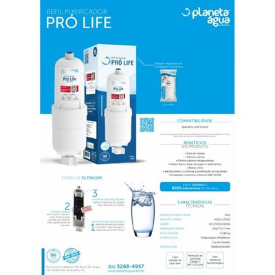 Refil p/ Purificador Soft Prolife 1013 - Everest