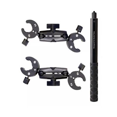 Kit 2 Garras + Bastão De Selfie Para Câmeras E Smartphones