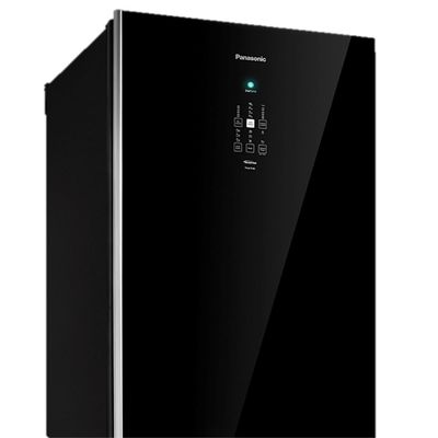 Geladeira Panasonic Frost Free Black Glass 480L 110V NR-BB71GVFBA