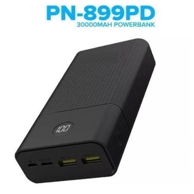 Carregador Portátil Power Bank 30.000mah Super Carga Rápida Preto
