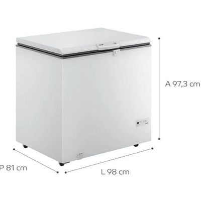 Freezer Horizontal Consul 309 Litros Cha31fbbna Branco 220 V