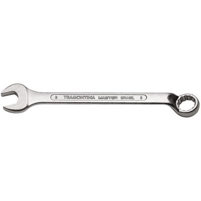 Chave Combinada 8 Mm Com Pescoço Tramontina Com Corpo Forjado Em Aço Especial Cromado