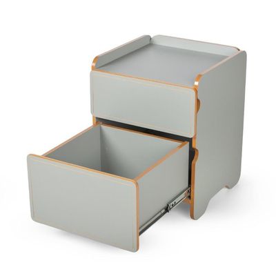 Mesa De Cabeceira 2 Gavetas 45cm Cindy - Verde