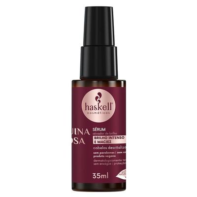 Kit Completo Brilho Intenso E Maciez Quina Rosa Haskell 1l