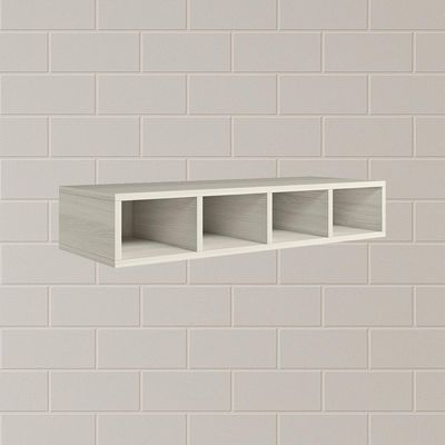 Aereo Nicho Garrafeiro Mdf 80 Cm Kali 16683 Bianco Toq Nicioli