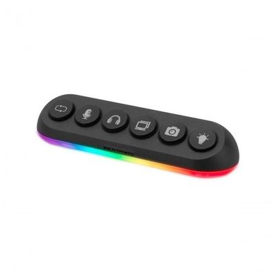 Hub Usb 5 Portas 3.0 Streamplify Deck 5 Preto Rgb