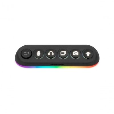 Hub Usb 5 Portas 3.0 Streamplify Deck 5 Preto Rgb