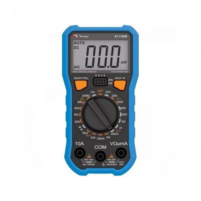 Multimetro Digital Minipa Et-1100b Azul-preto