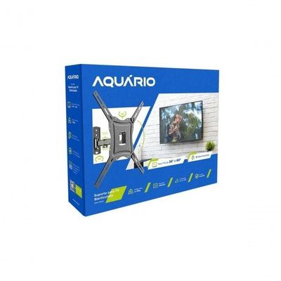 Suporte Biarticulado Para Tv Universal 26-60" Sav-3400 Aquário