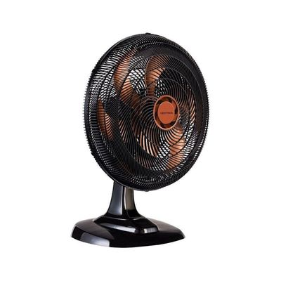 Ventilador Osc Mesa Turbo 50cm 6 Pás 220v Preto-bronze