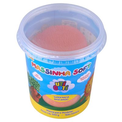 Massa de Modelar 500g Laranja Uti Guti 004011