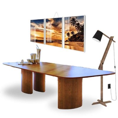 Trio Ipanema: Mesa De Jantar Retangular Em Freijó 1.98x1.22cm