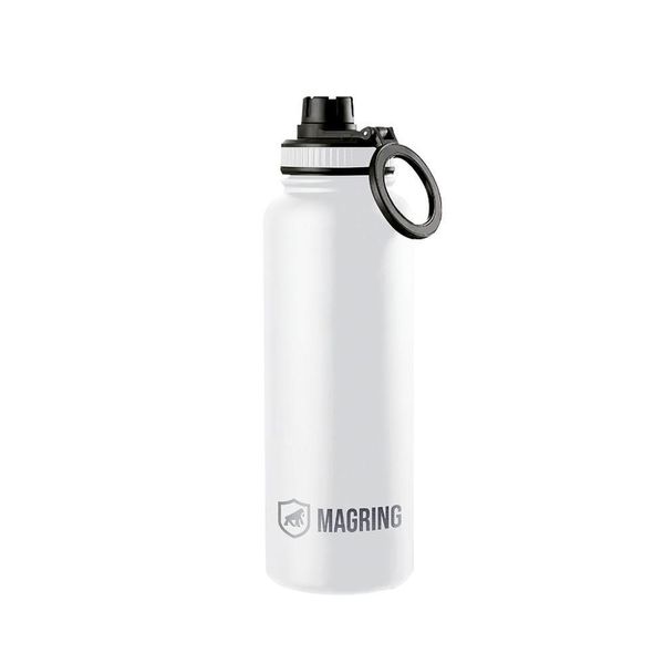 Garrafa Térmica Com Suporte Magsafe, Branca - Magring - Gshield