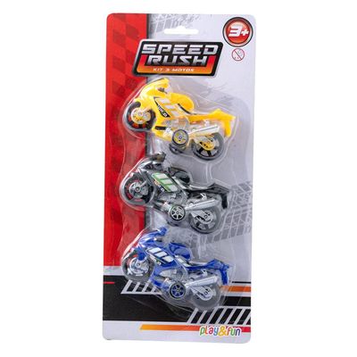 Kit 3 Motos Drive Racing Play&Fun