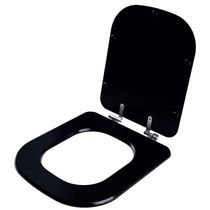 Assento Sanitário Com Fechamento Lento Axis ébano (preto) Para Vaso Deca
