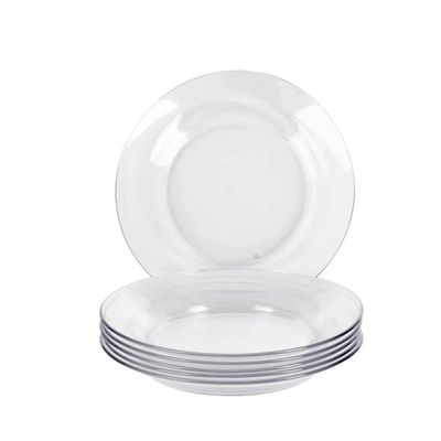 Kit 3 Prato Fundo Astral Vidro Resistente Duralex - Nadir