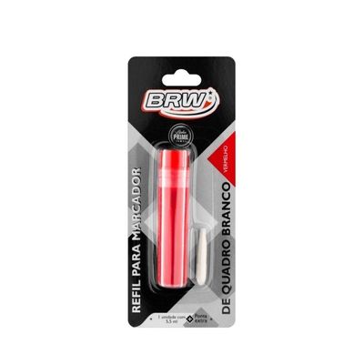 Kit 3 Pincel Marcador Quadro Branco Recarregável + 3 Refil Pincel Marcador Quadro Branco Brw